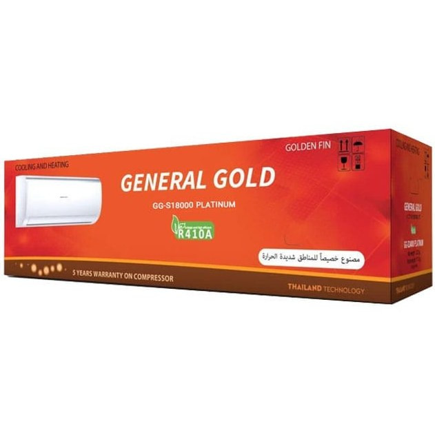 کولر گازی جنرال گلد مدل پلاتینیوم GG-S18 ظرفیت 18000