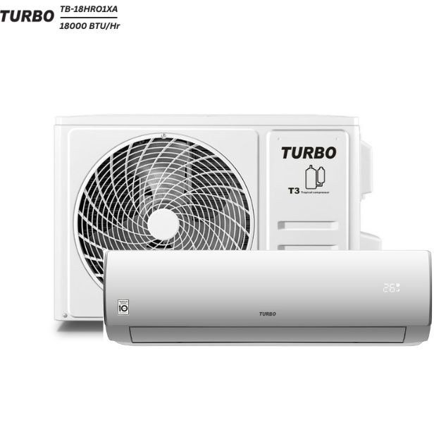کولر گازی 18000 توربو سردوگرم T3 مدل TB-18HRO1XA