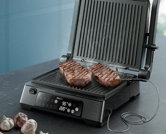 گریل و ساندویچ ساز فیلیپس مدل HD6307/70