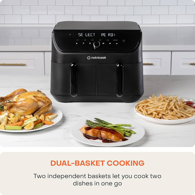 سرخ کن دو قلو نوتریکوک Nutricook Air Fryer AF285