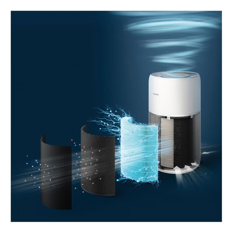 تصفیه هوای هوشمند فیلیپس مدل AC2220 مجهز به فیلتر HEPA و کربن فعال